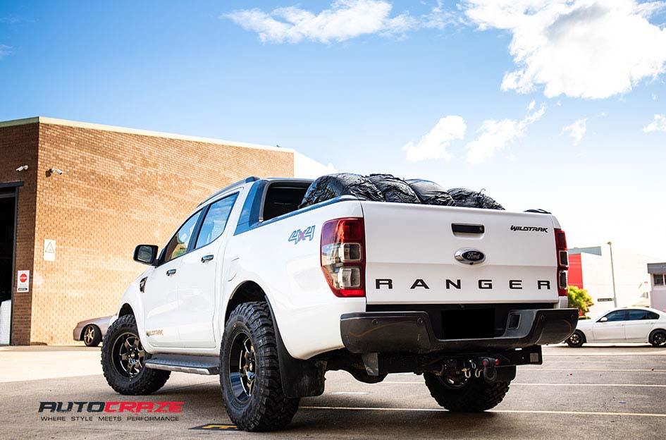 FORD RANGER AR926 PATROL GLOSS BLACK MILLED